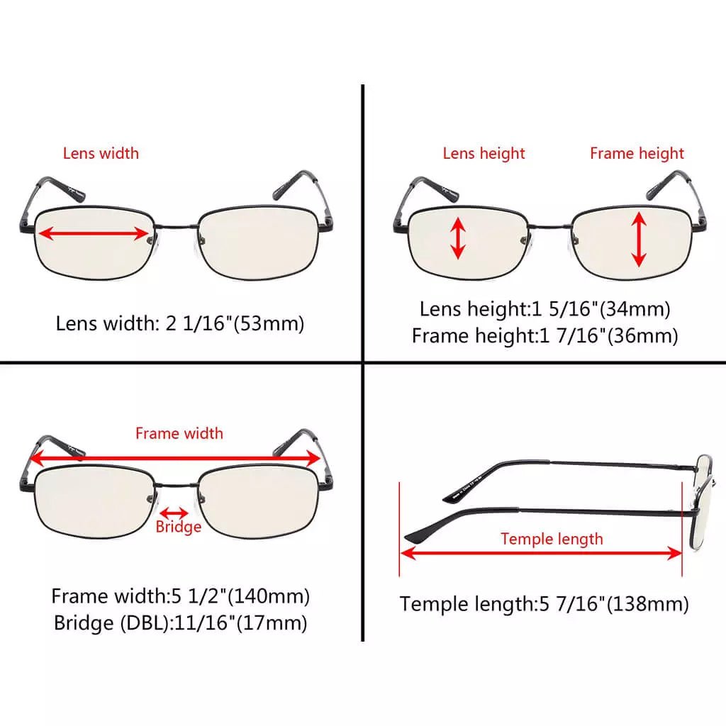 Cgacg Blue Light Blocking Reading Glasses Yellow Tinted