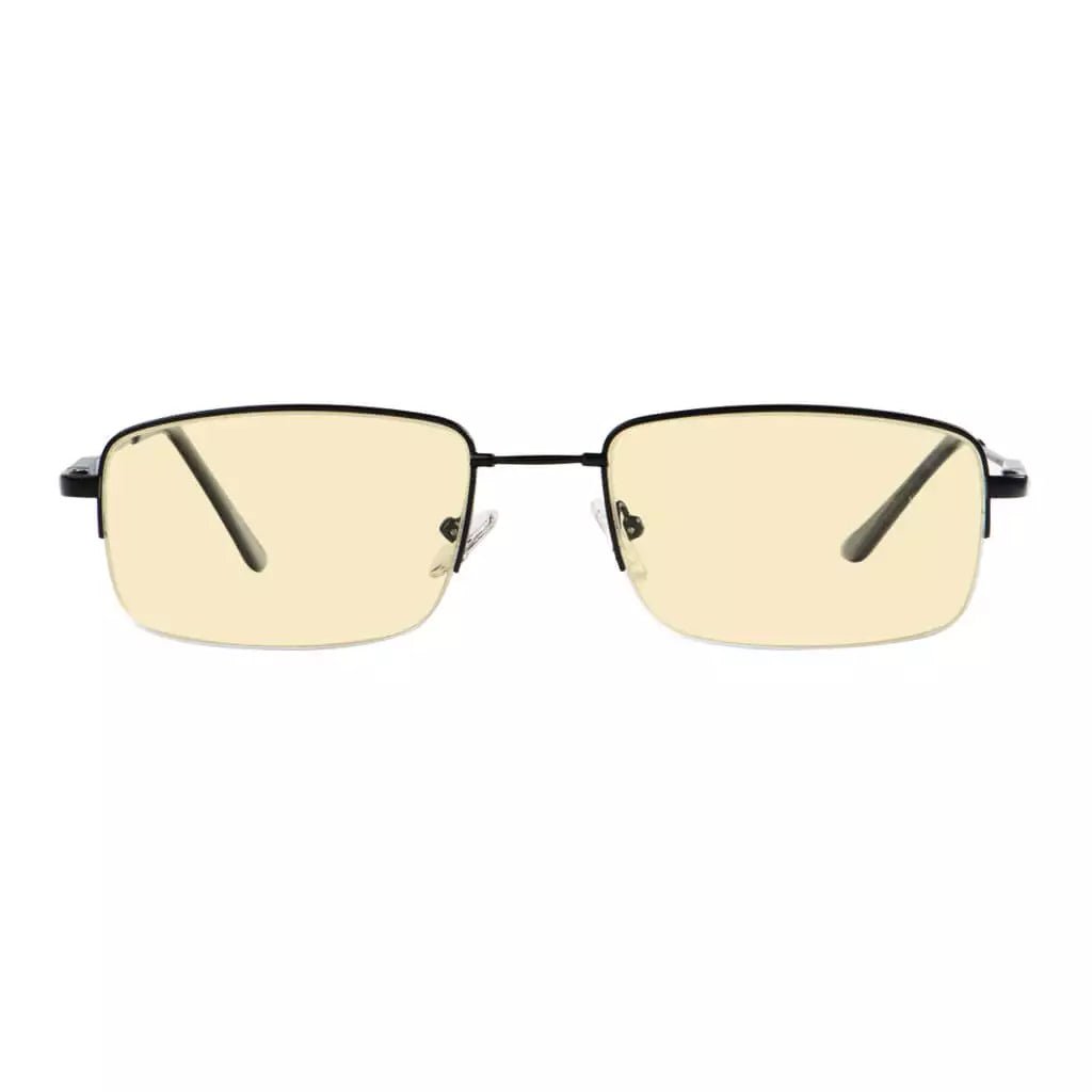 Half-rim Metal Blue Light Glasses Women Men