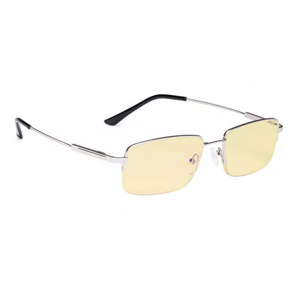 Half-rim Metal Blue Light Glasses Women Men