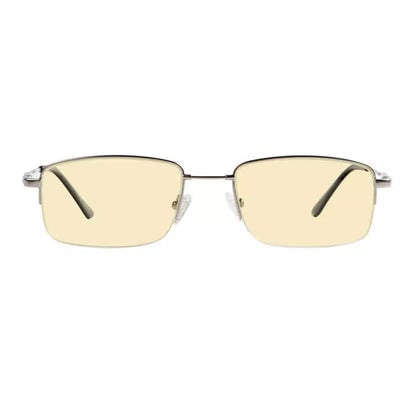 Half-rim Metal Blue Light Blocking Reading Glasses Women Men