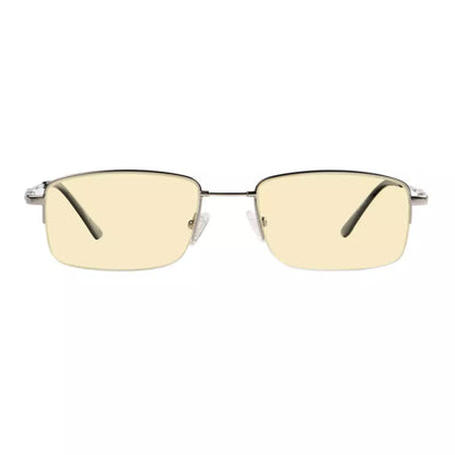 Half-rim Metal Blue Light Blocking Reading Glasses Women Men