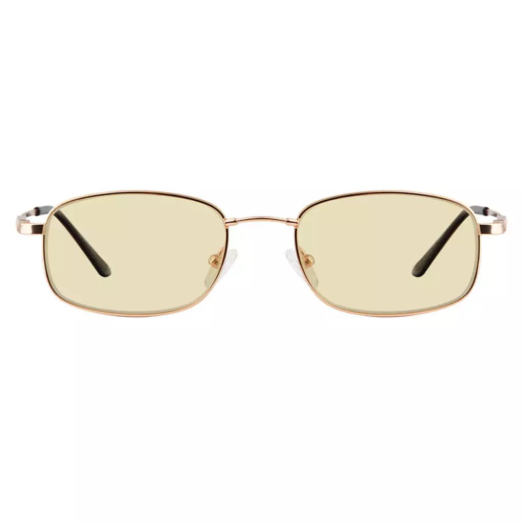 Metal Blue Light Blocking Reading Glasses Women Men