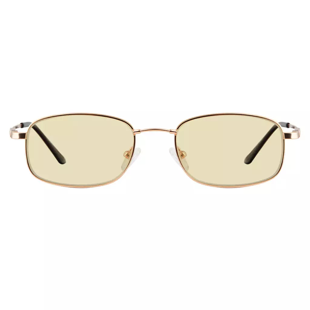 Metal Blue Light Blocking Reading Glasses Women Men