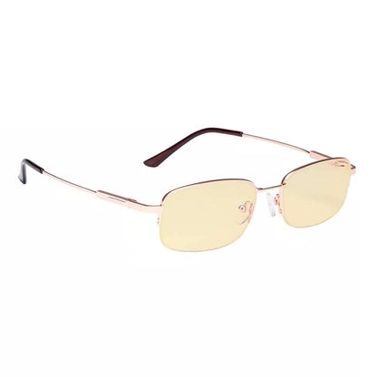 Metal Half-rim Blue Light Blocking Reading Glasses Women Men