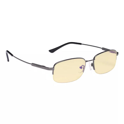 Metal Half-rim Blue Light Blocking Reading Glasses Women Men