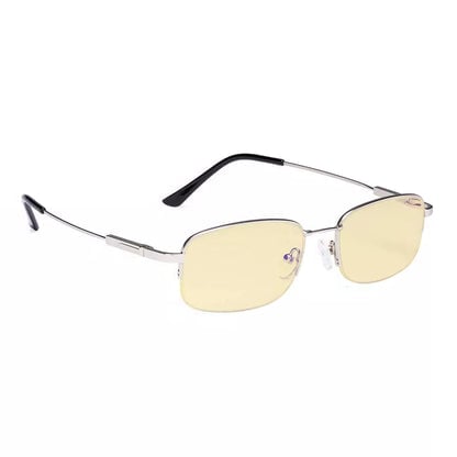 Metal Half-rim Rim Blue Light Blocking Glasses Women Men