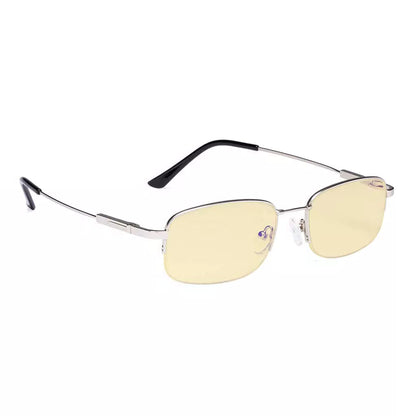 Metal Half-rim Rim Blue Light Blocking Glasses Women Men