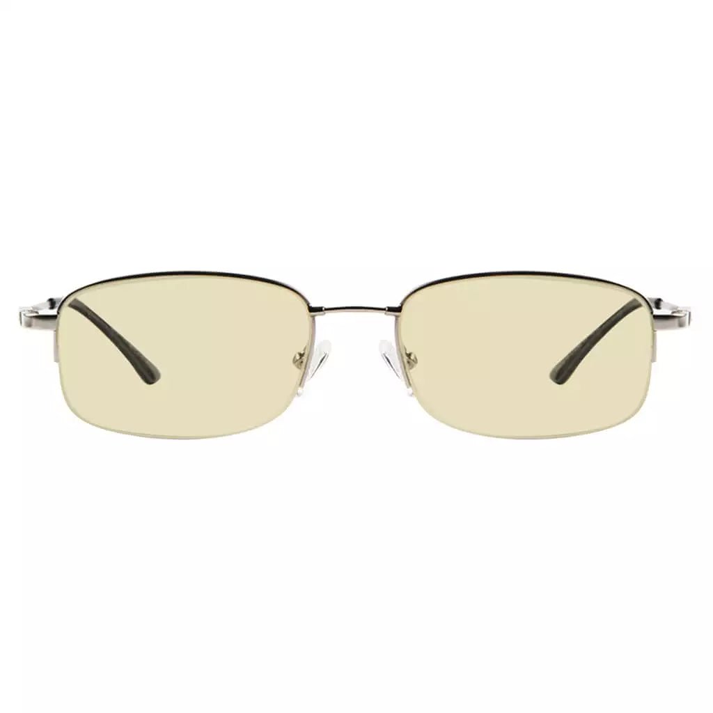 Metal Half-rim Rim Blue Light Blocking Glasses Women Men