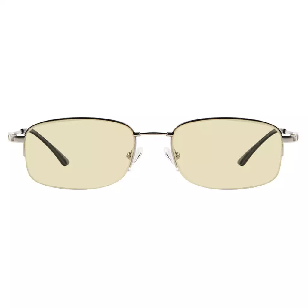 Metal Half-rim Rim Blue Light Blocking Glasses Women Men