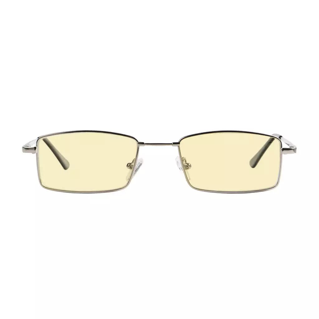Metal Vintage Blue Light Blocking Glasses Women Men