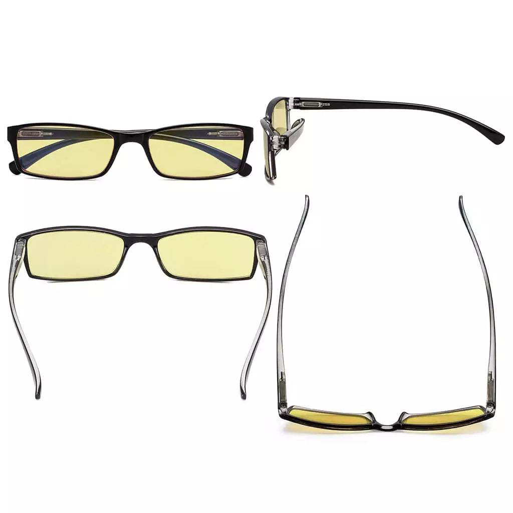 Small Lens Blue Light Blocking Reading Glasses Women Men