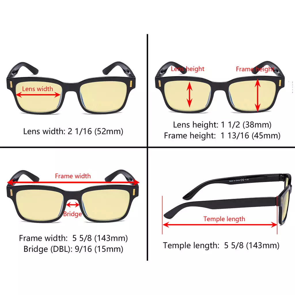 Classic Blue Light Blocking Reading Glasses Women