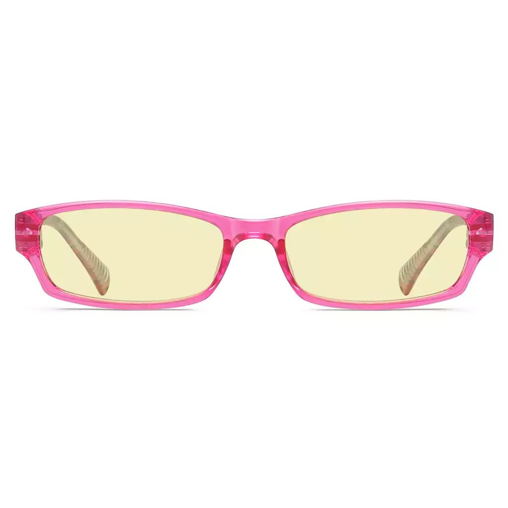 Pattern Temples Blue Light Blocking Glasses Women