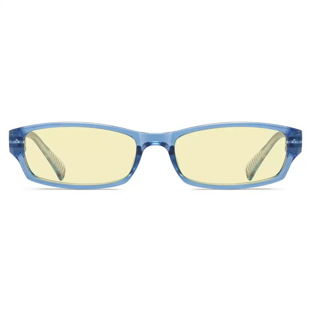 Pattern Temples Blue Light Blocking Reading Glasses Women