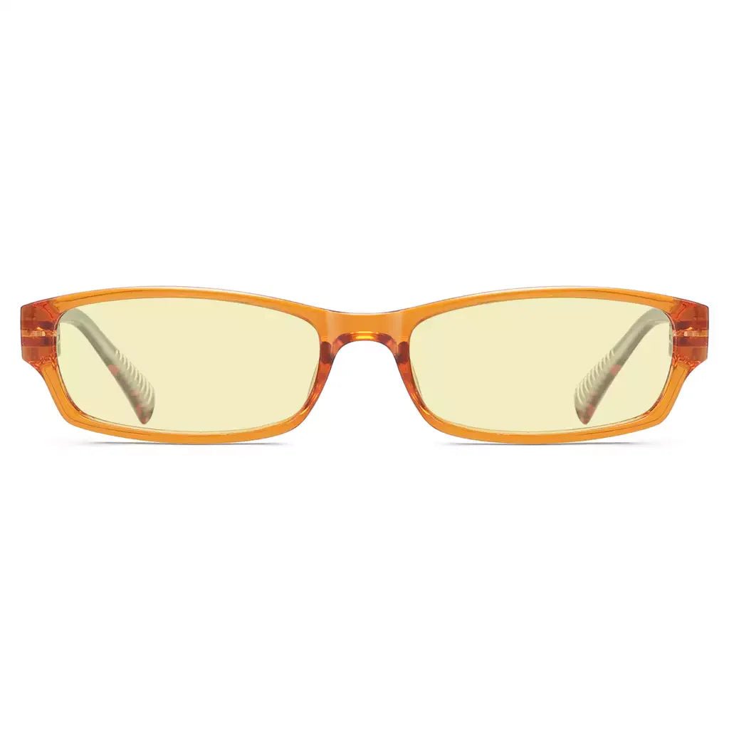 Pattern Temples Blue Light Blocking Glasses Women