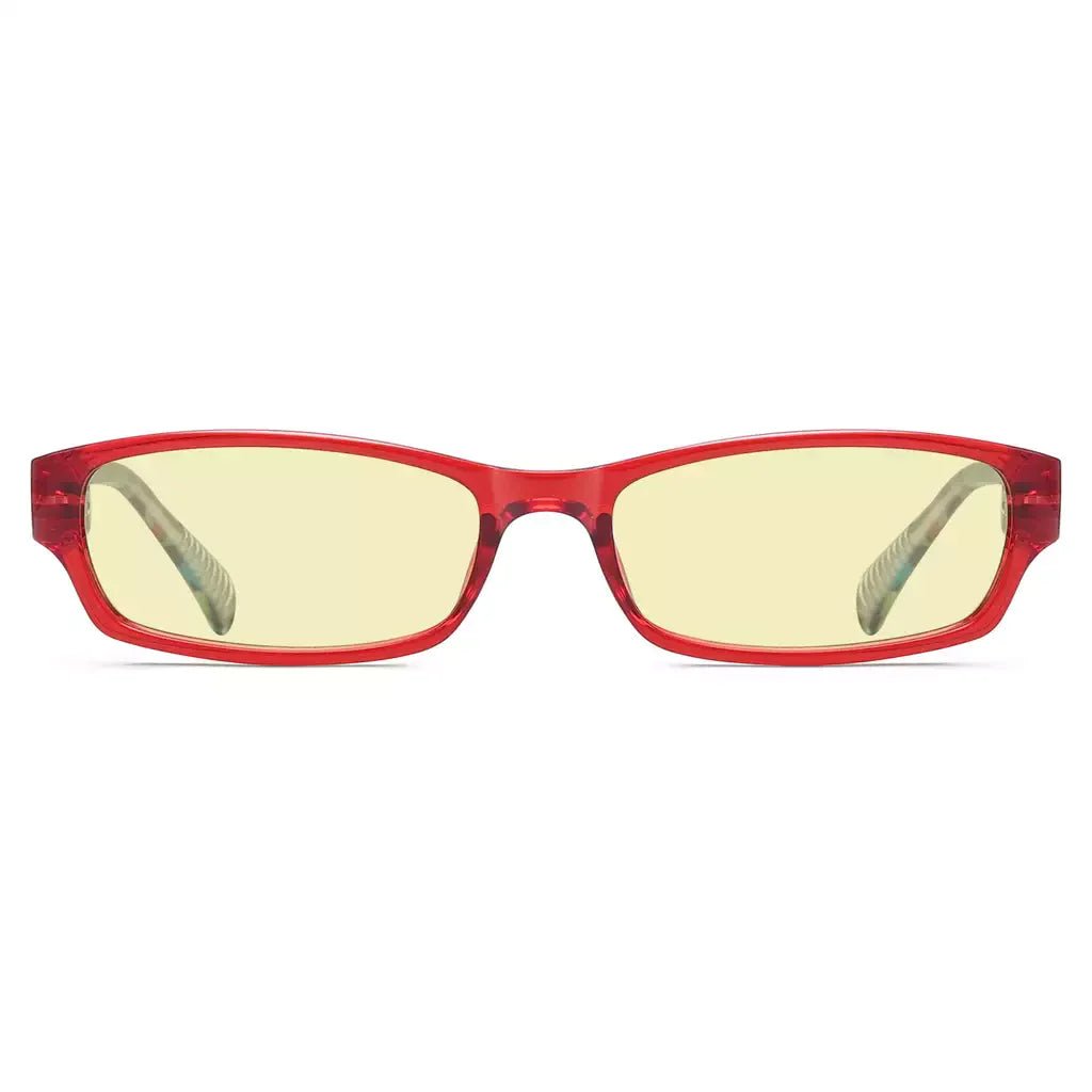 Pattern Temples Blue Light Blocking Reading Glasses Women