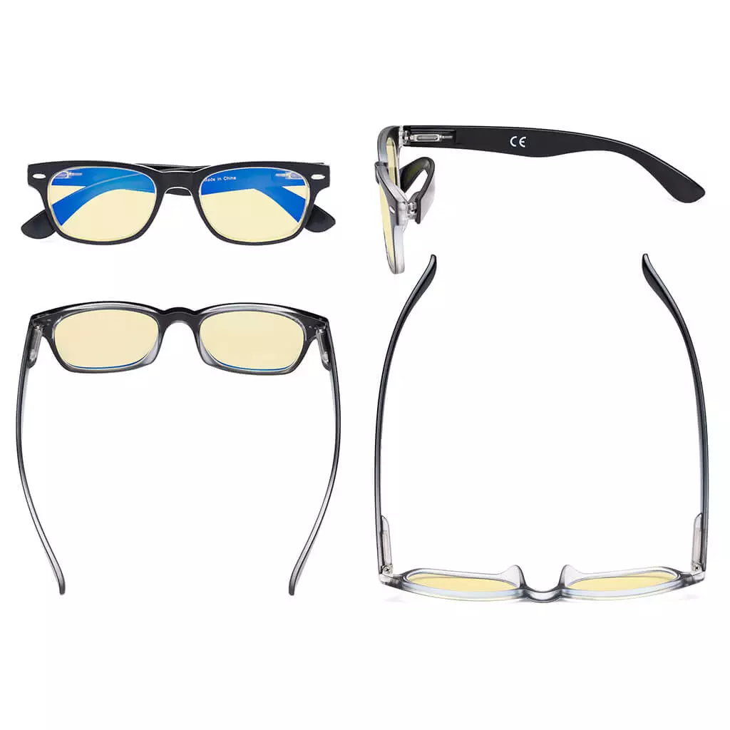 Retro Blue Light Blocking Reading Glasses Women