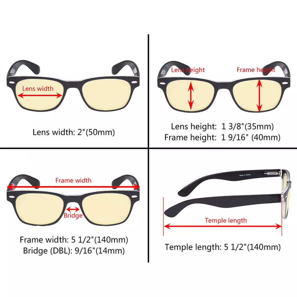 Retro Blue Light Blocking Reading Glasses Women