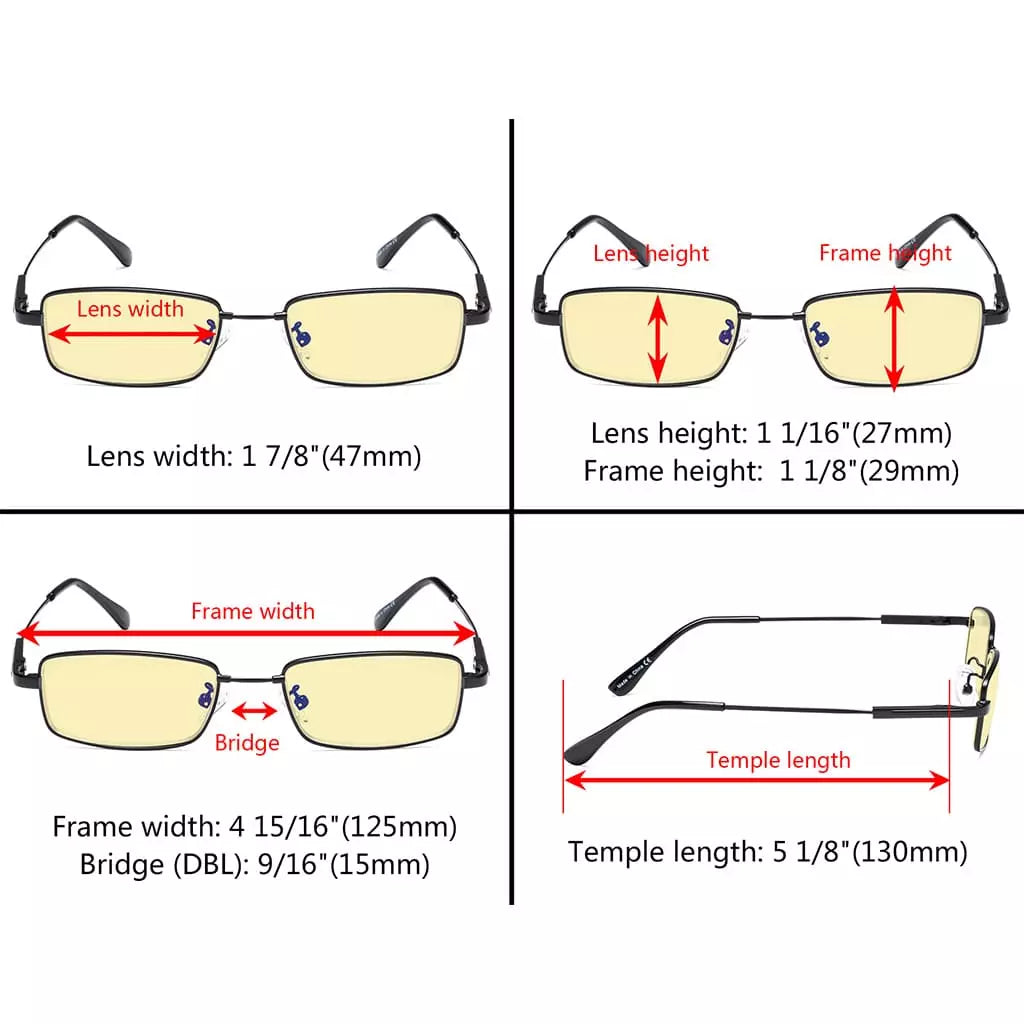 Block Blue Light Glasses Yellow Tinted for Kids