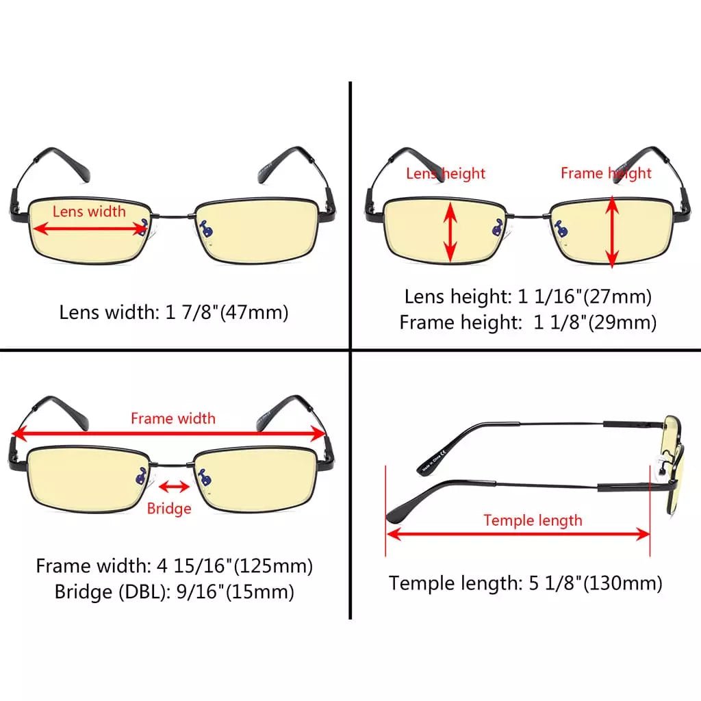 Block Blue Light Glasses Yellow Tinted for Kids