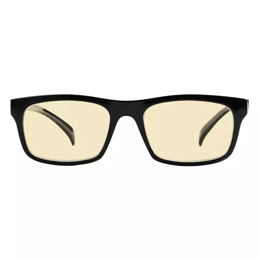 Yellow Tinted Pattern Blue Light Blocking Reading Glasses Women Men