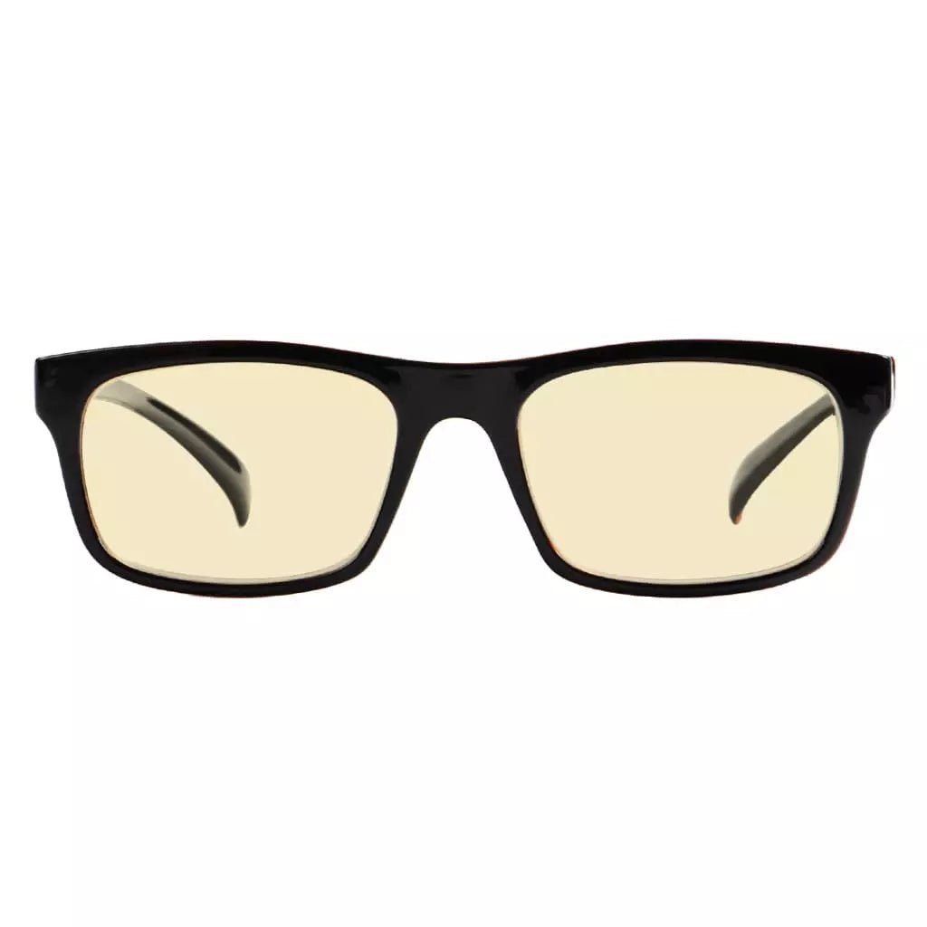 Yellow Tinted Pattern Blue Light Blocking Reading Glasses Women Men