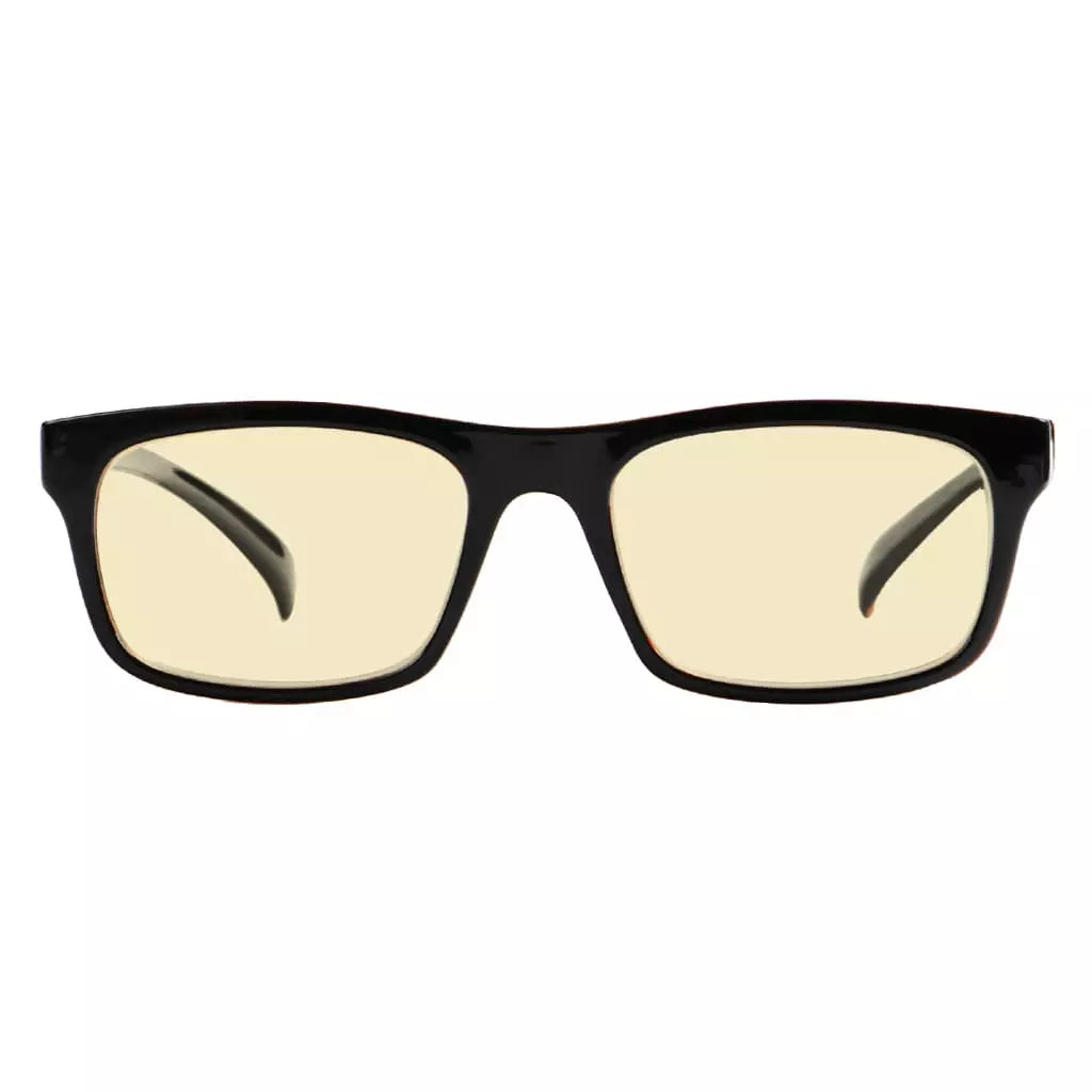 Yellow Tinted Pattern Blue Light Blocking Reading Glasses Women Men