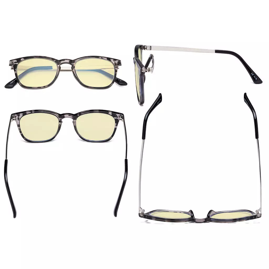 Retro Blue Light Blocking Reading Glasses Women Men