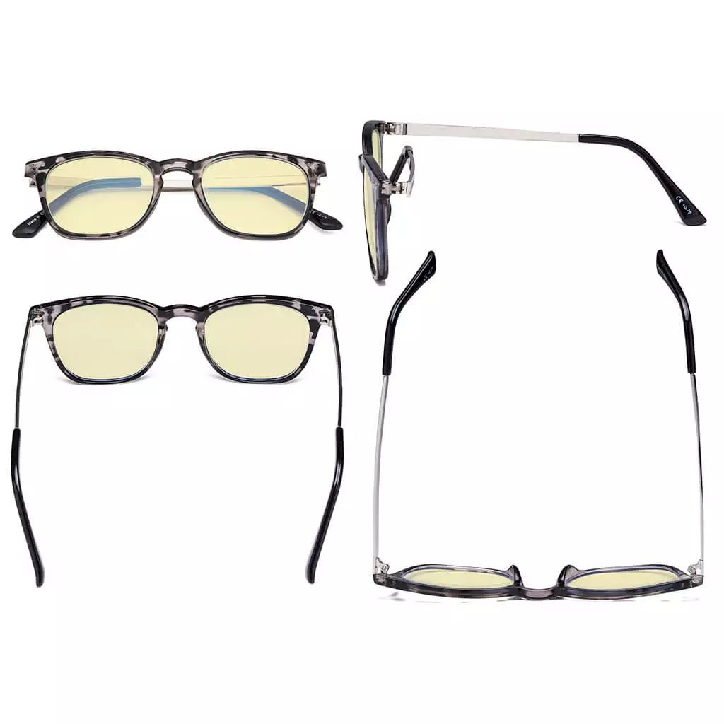 Retro Blue Light Blocking Reading Glasses Women Men