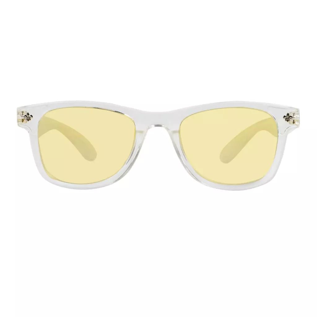 Blue Light Blocking Eyeglasses Yellow Tinted for Women Men Eyewear