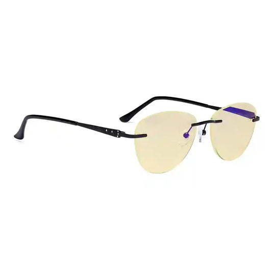 Rimless Blue Light Blocking Reading Glasses Women Men