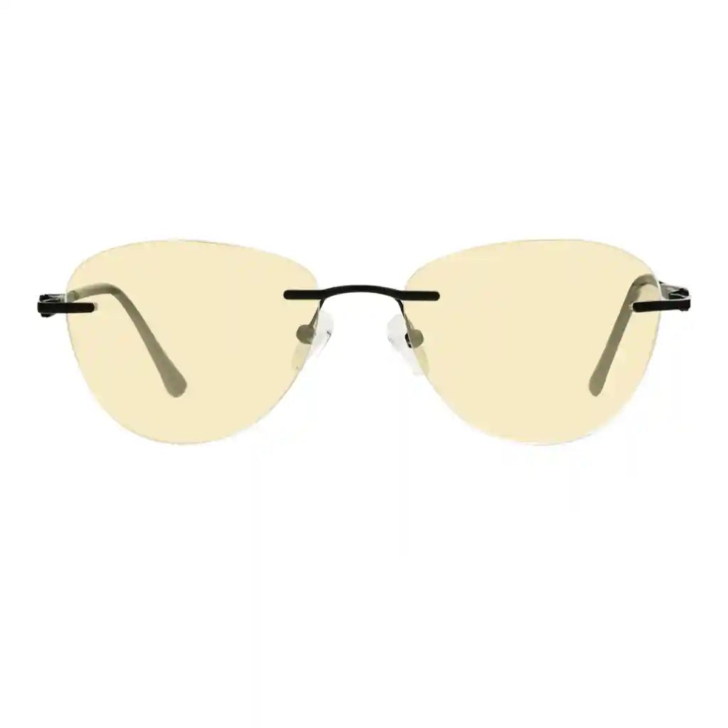 Rimless Blue Light Blocking Reading Glasses Women Men