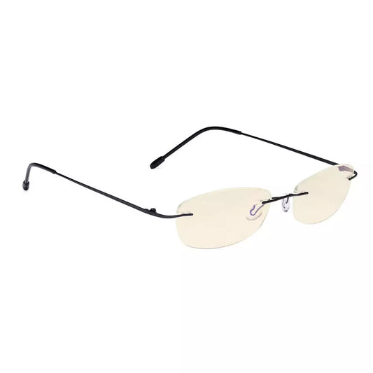 Rimless Blue Light Blocking Glasses Women Men