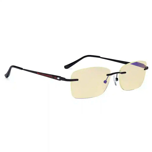 Rimless Blue Light Blocking Reading Glasses Women Men