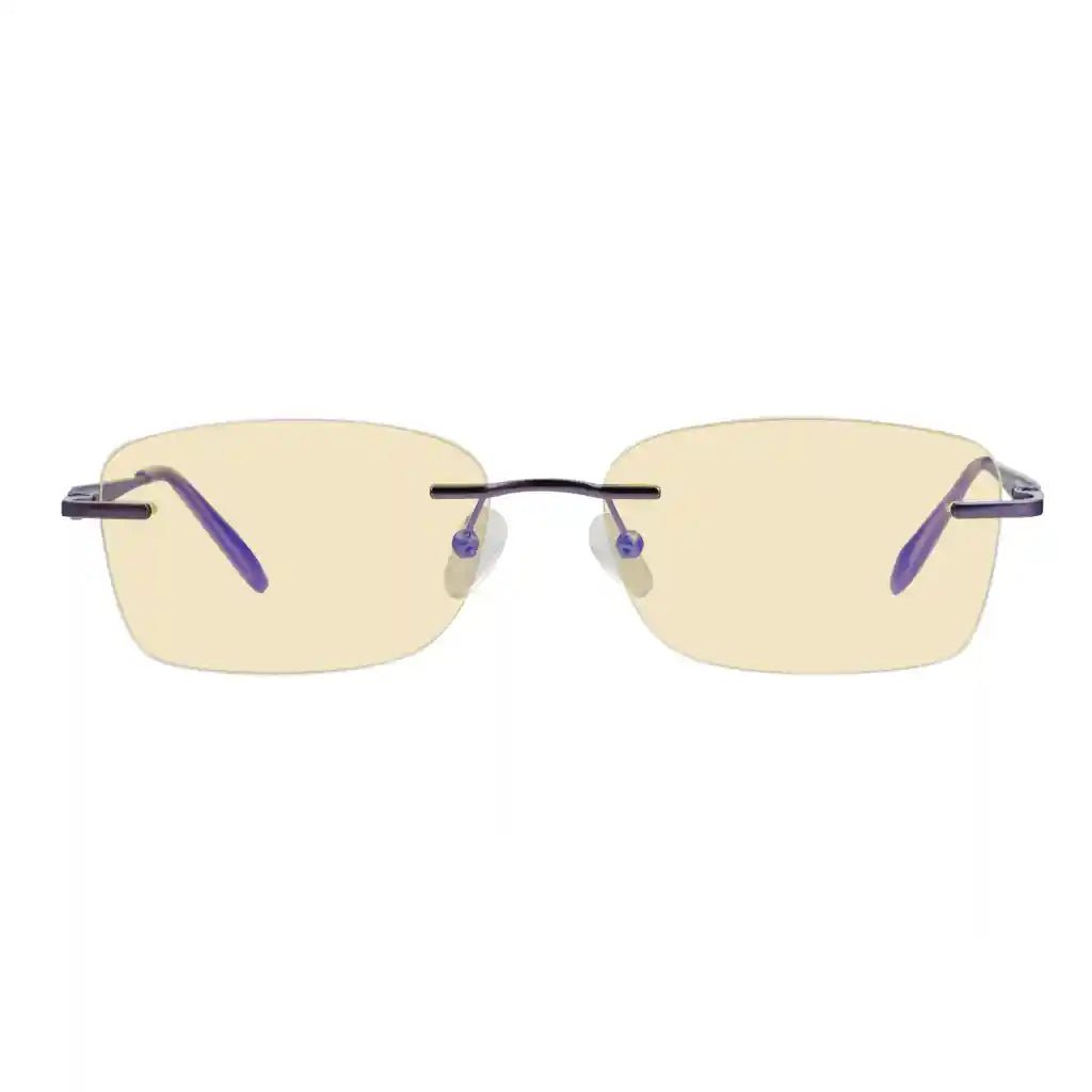 Rimless Blue Light Blocking Reading Glasses Women Men