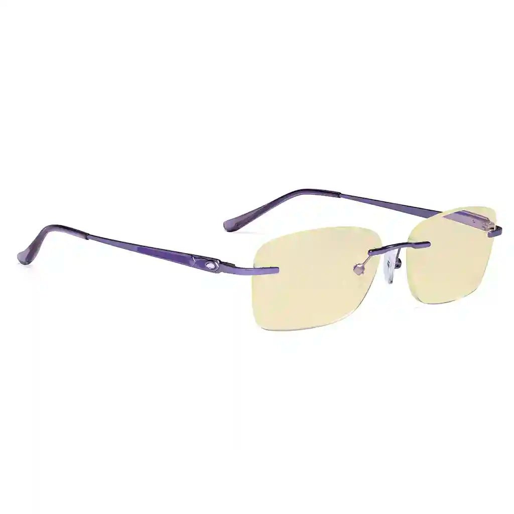 Rimless Blue Light Blocking Reading Glasses Women Men