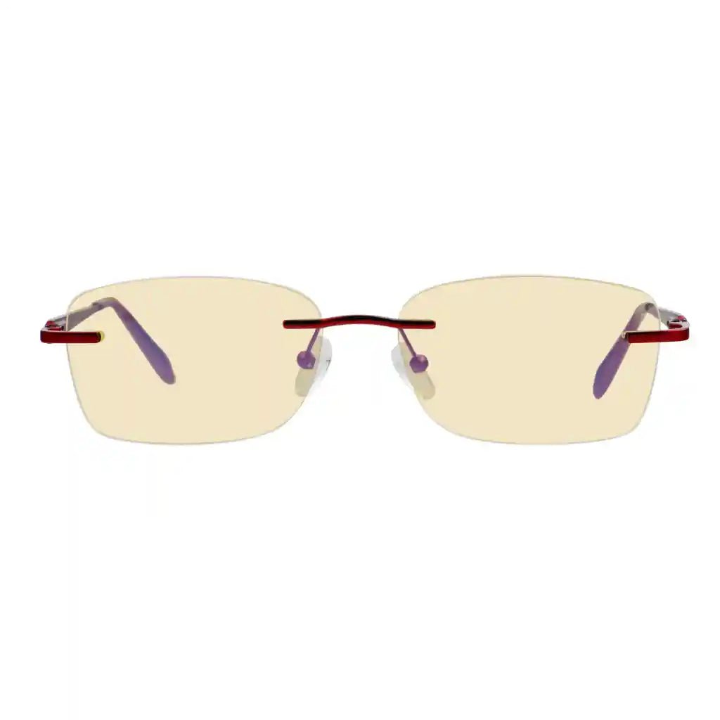 Rimless Blue Light Blocking Reading Glasses Women Men