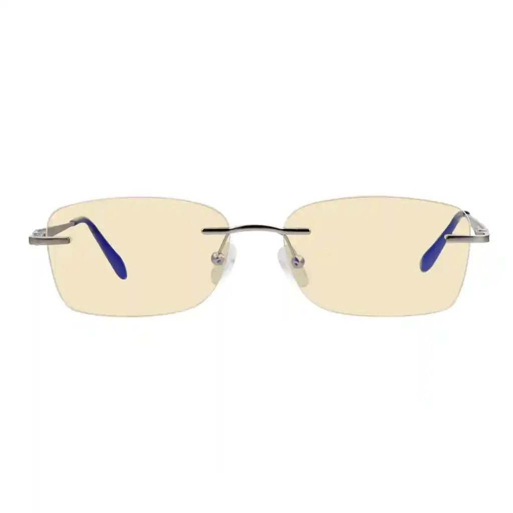 Rimless Blue Light Blocking Reading Glasses Women Men