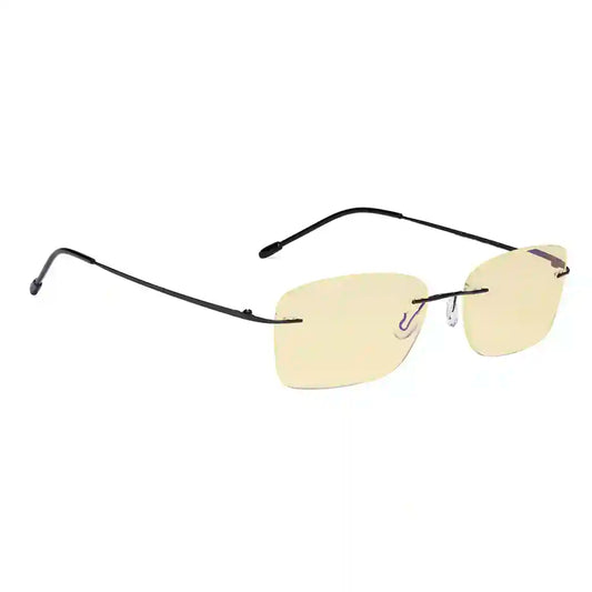 Rimless Blue Light Blocking Reading Glasses Women Men