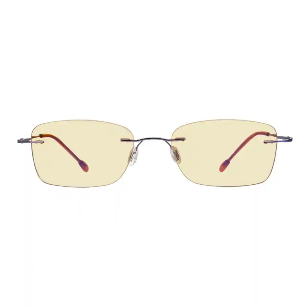 Rimless Blue Light Blocking Reading Glasses Women Men