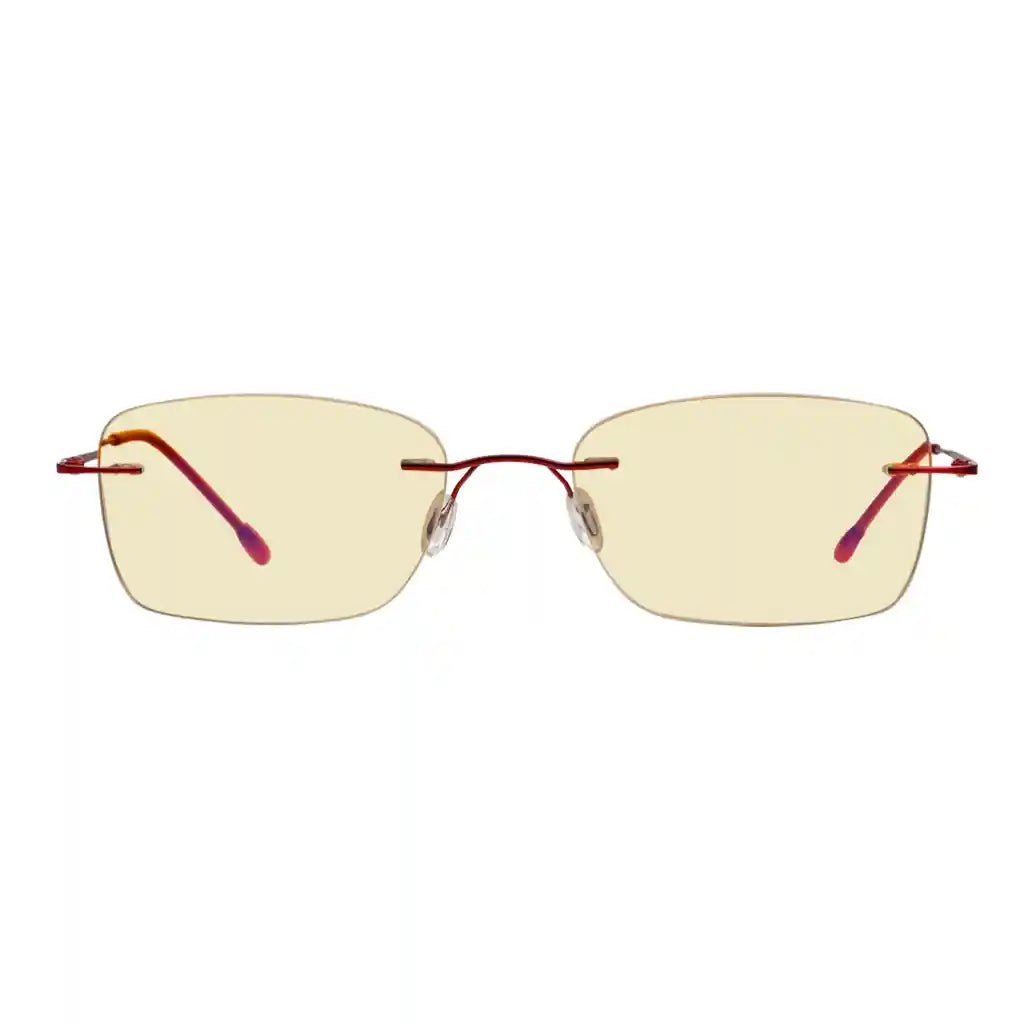 Rimless Blue Light Blocking Reading Glasses Women Men