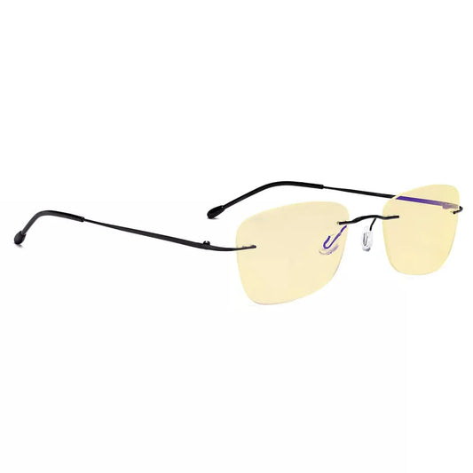Rimless Blue Light Blocking Reading Glasses Women Men