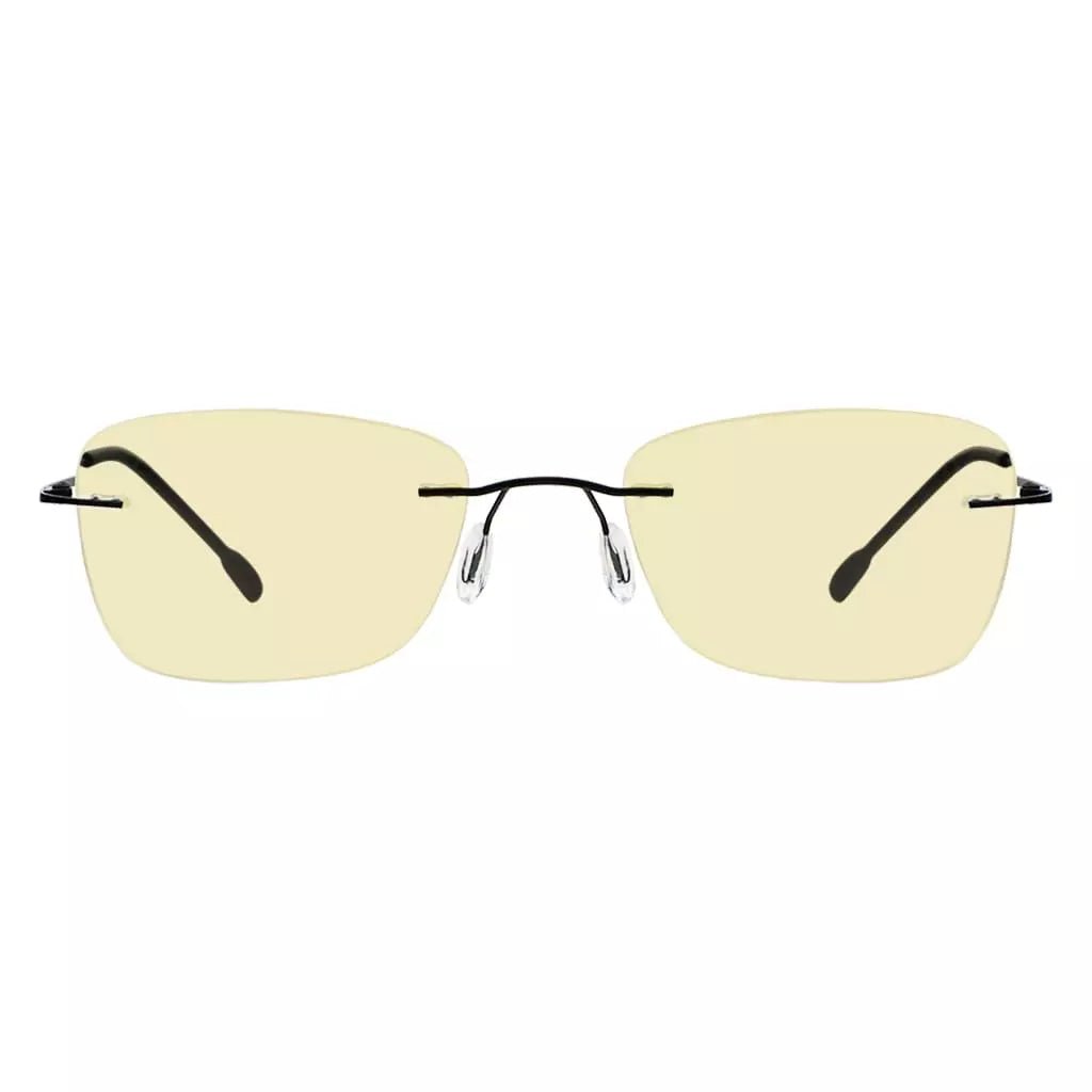 Rimless Blue Light Blocking Reading Glasses Women Men