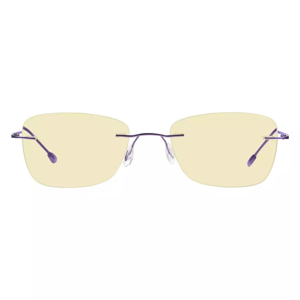 Rimless Blue Light Blocking Reading Glasses Women Men