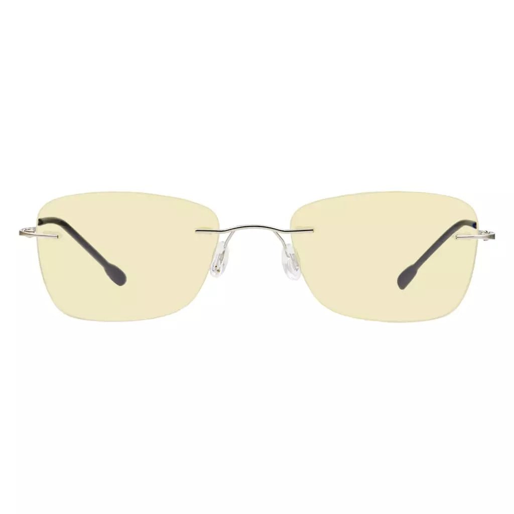Rimless Blue Light Blocking Reading Glasses Women Men