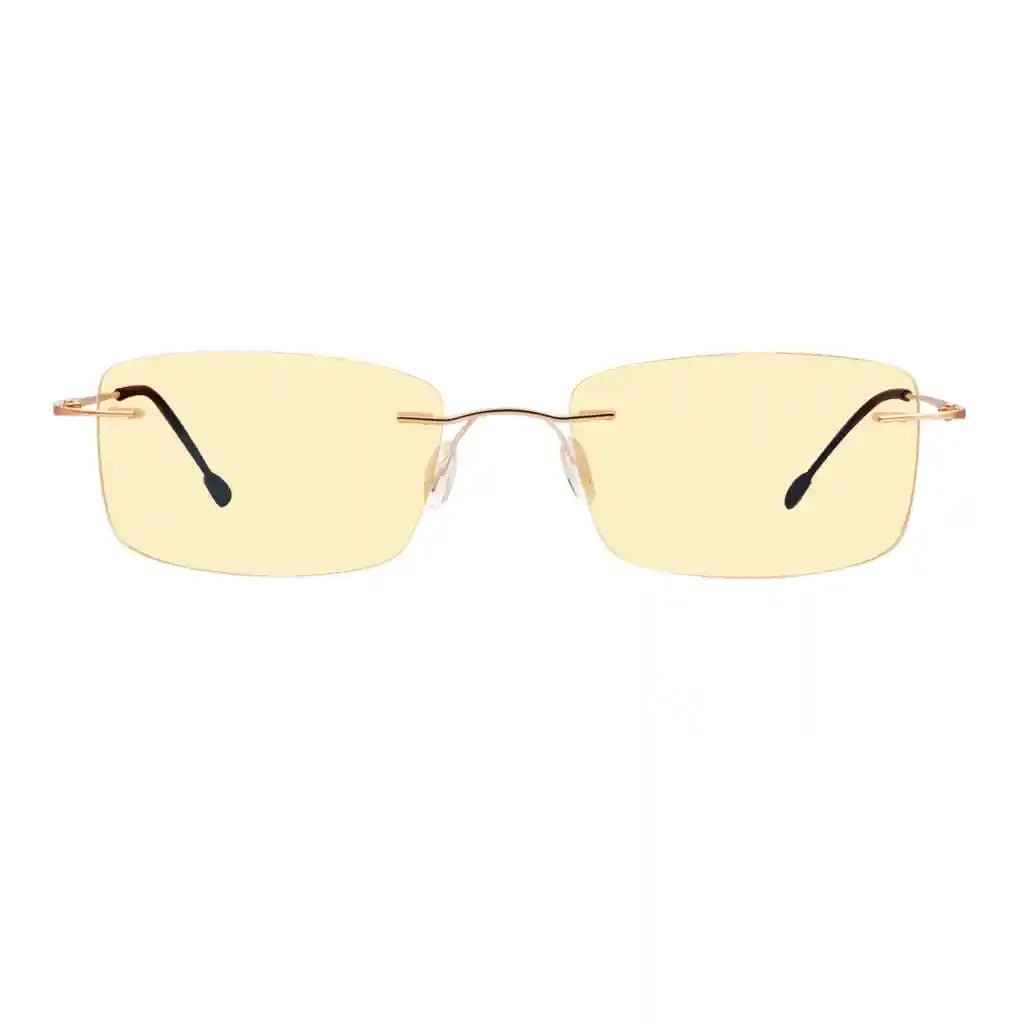Rimless Blue Light Blocking Reading Glasses Women Men