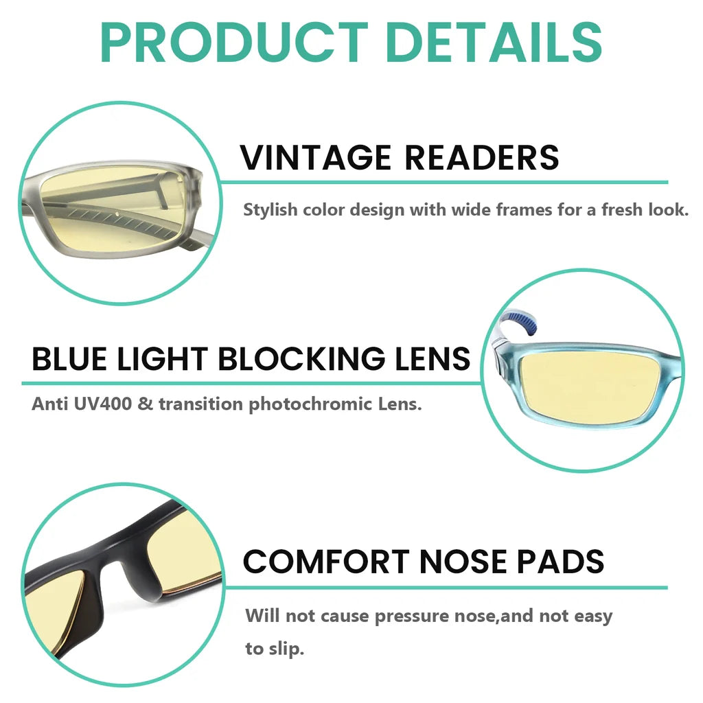 Yellow Tinted Blue Light Blocking Glasses Women Men