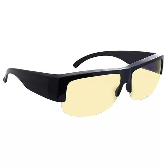 Blue Light Blocking Fit Over Glasses Yellow Tinted For Women Men