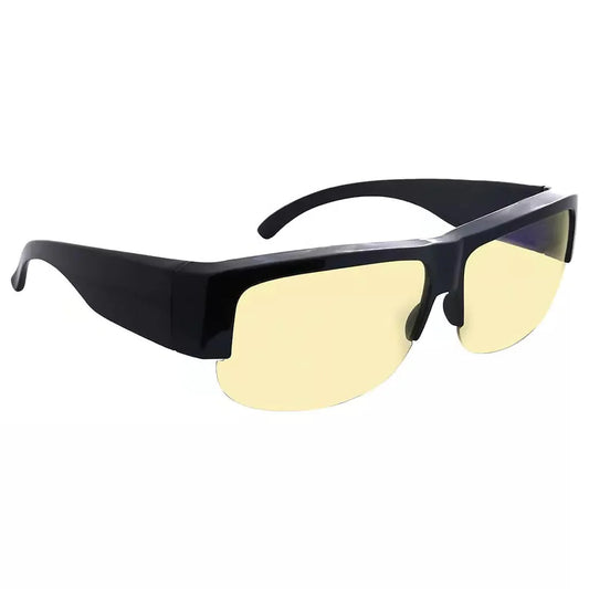 Blue Light Blocking Fit Over Glasses Yellow Tinted For Women Men