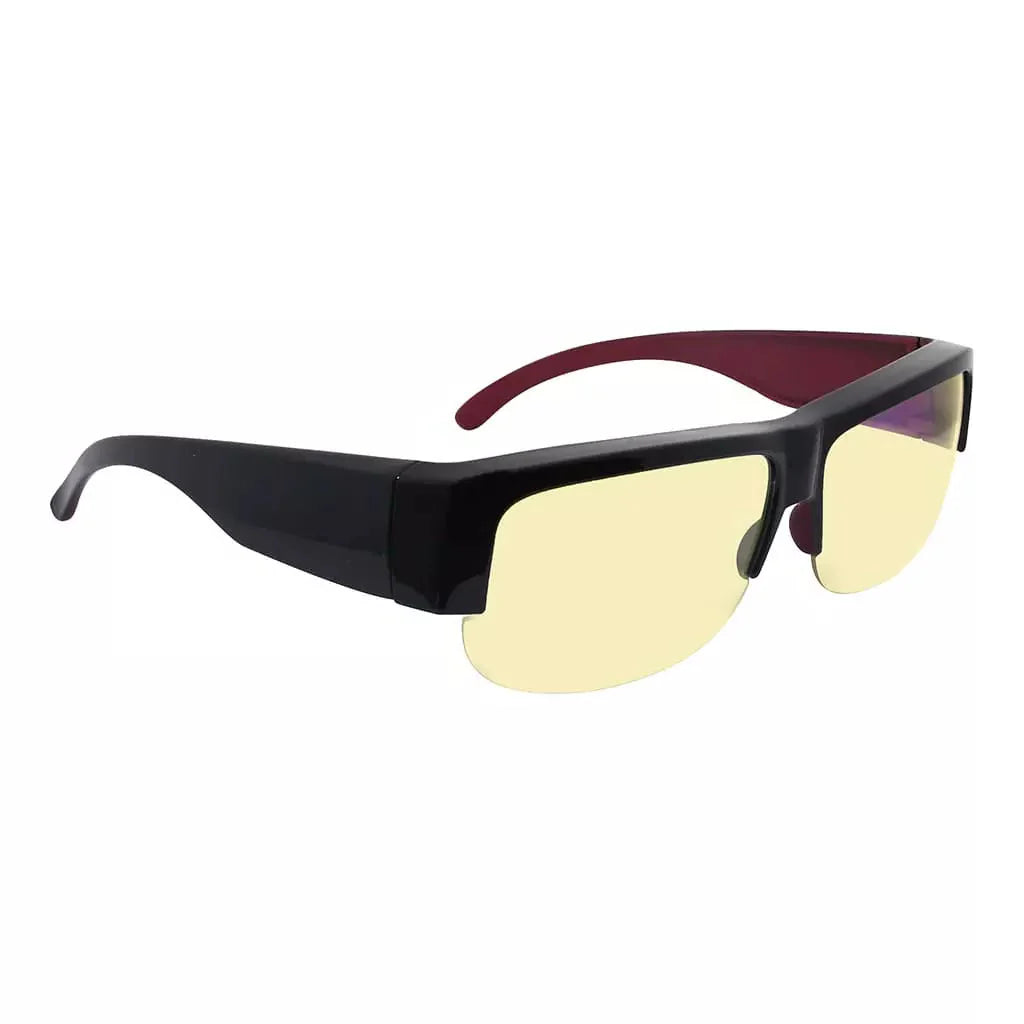 Blue Light Blocking Fit Over Glasses Yellow Tinted For Women Men
